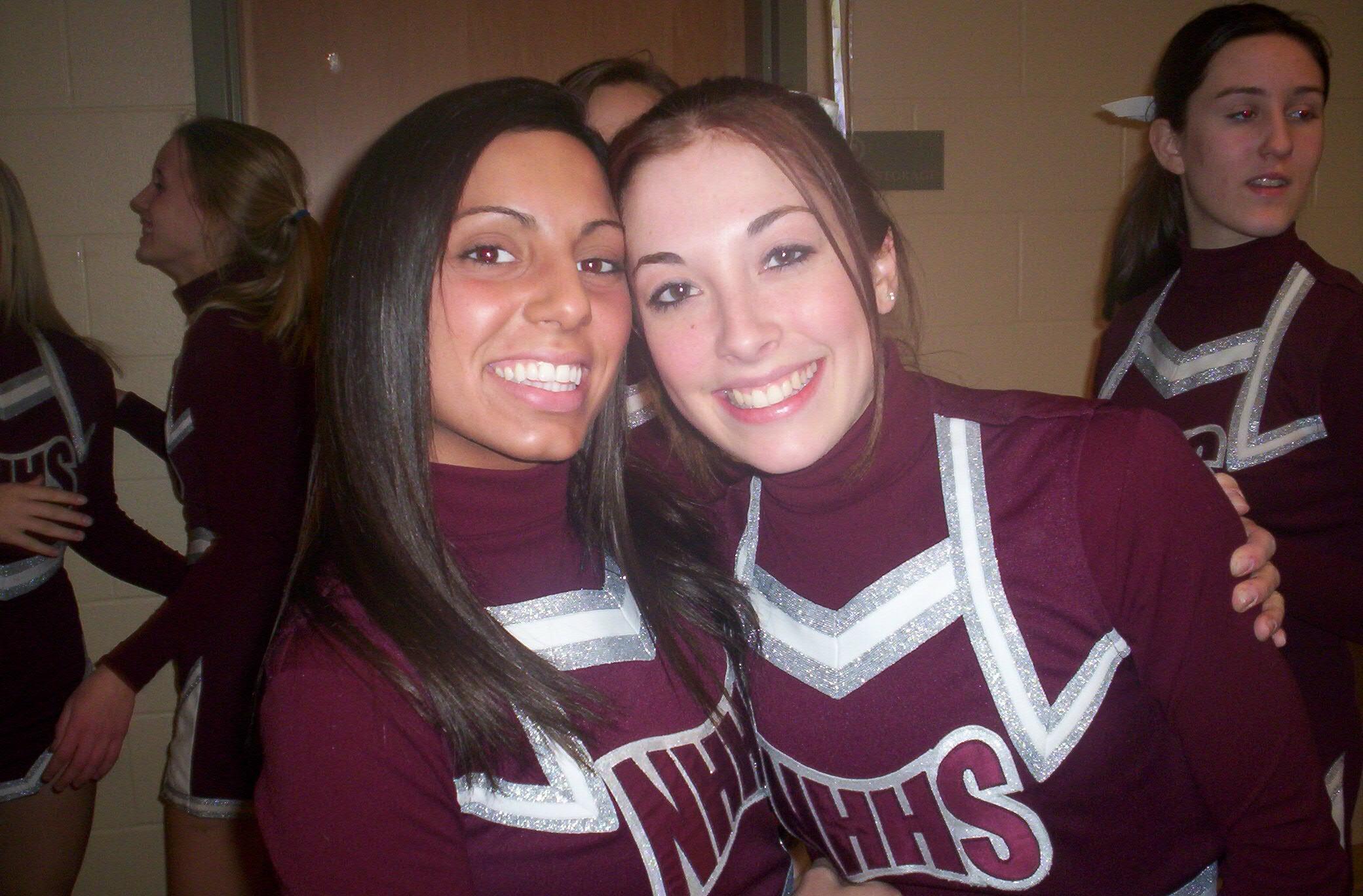 North Haven (CT) High School Cheerleaders NHaven_NicoleFJamie